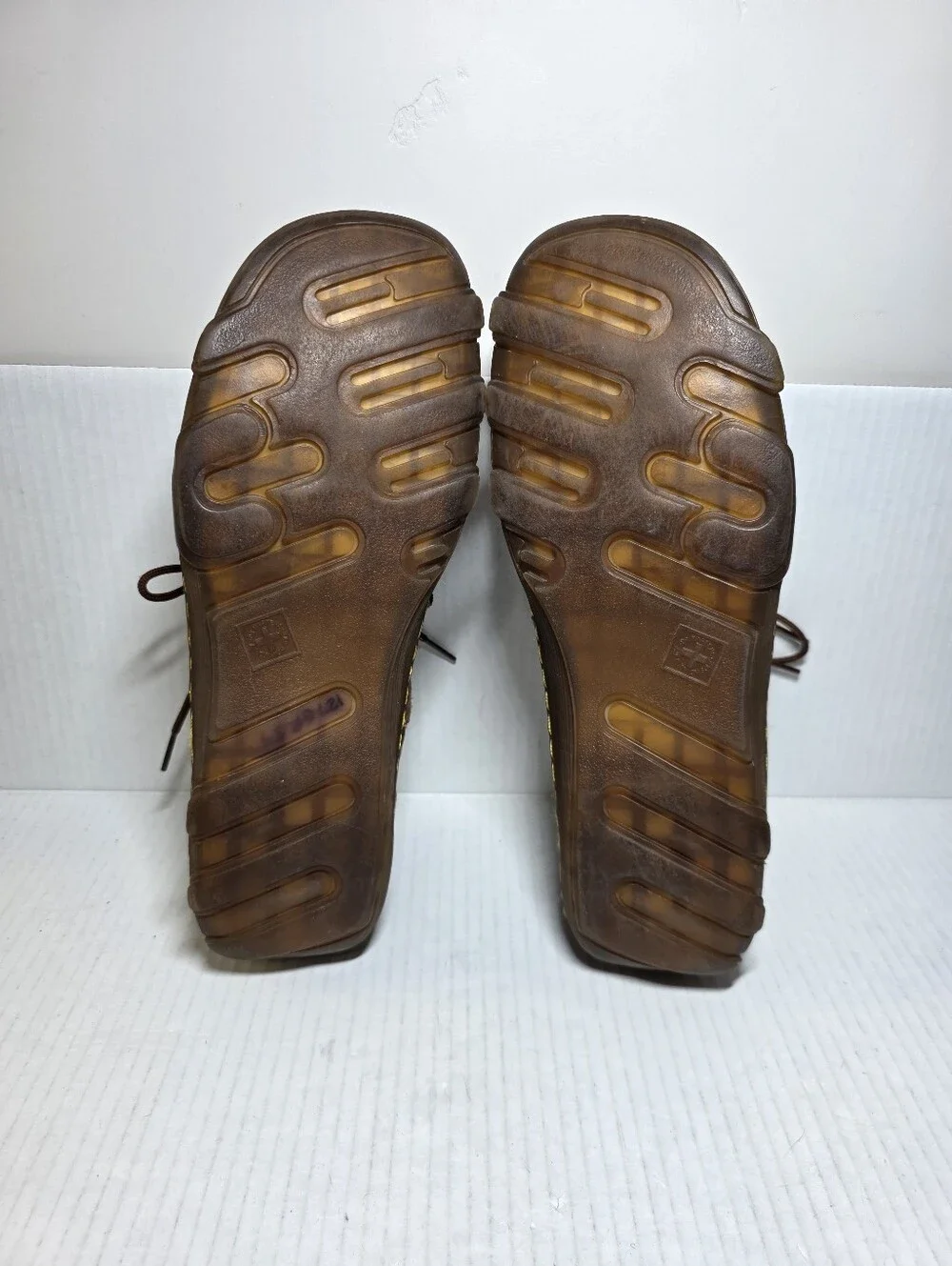 Dr Martens Shoes Mens 11 Brown Air Wair Cushion Soles Leather Lace Up Sneaker